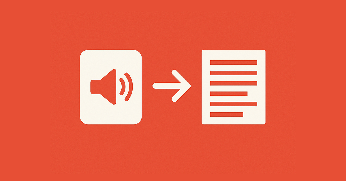 Transcribe Video to Text — Free Online Tool